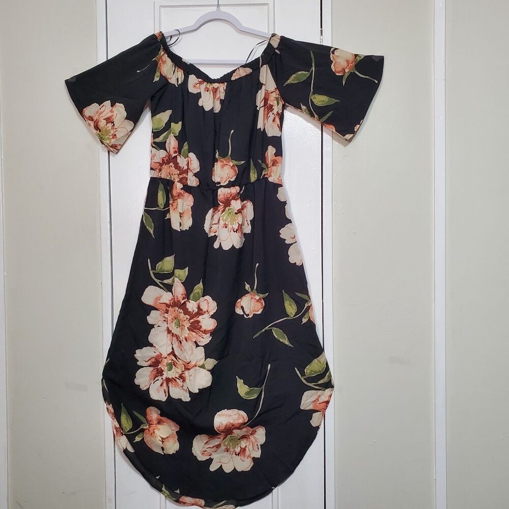 YOINS‎ Your Inspiration  Off the Shoulder floral dress Size XL. SKU#A-121
